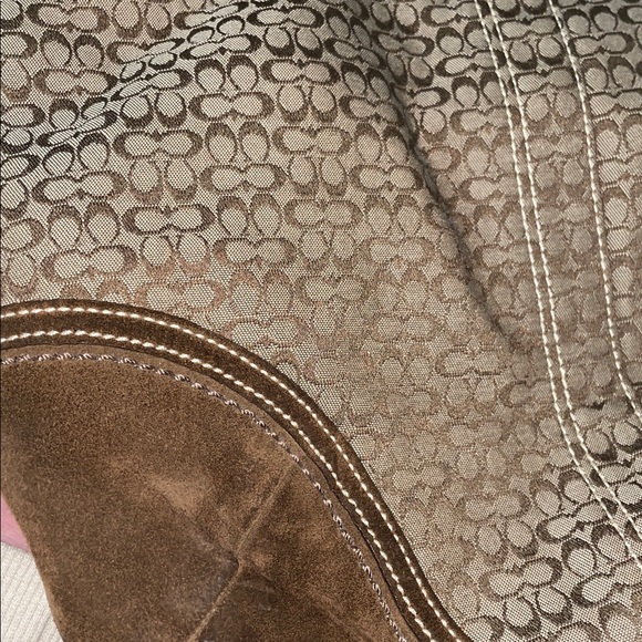 Y2K vintage brown velvet coach bag - Picture 3 of 6